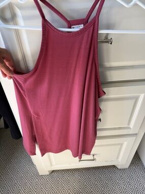 Athleta Women's Dusty Rose High Neck Tank